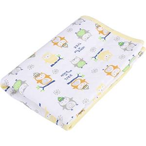 Zerodis Cuscinetto per Fasciatoio Portatile, Fasciatoio per Pannolini in Cotone Impermeabile per Fasciatoio Impermeabile per 0-24 Mesi Bambini Ragazze Ragazzi (Confezione gialla M)
