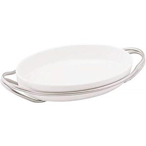 Sambonet - Supporto C/Pirofila Ovale Cm 44x27 New Living Inox Antico