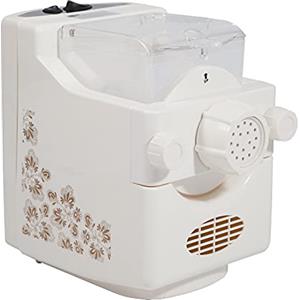 panfudongk Macchina per pasta elettrica versatile | Macchina per pasta automatica con 9 forme, capacità 500 g, colore bianco, 220 V, 50 Hz, potenza 180 W