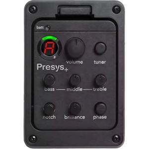 LYEAA 201 Classic Chitarra Acustica EQ Tuner Piezo Pickup Onboard Preamp System 4 Band per Fishman Presys+