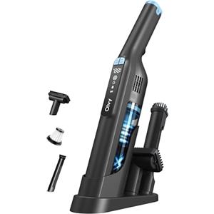 Olvy HC32 PRO Aspirabriciole Senza Fili - Aspirapolvere Portatile 250W, 22 kPa, 3 Modalità di Aspirazione, Fino a 35 Minuti di Autonomia, Display LCD, Accessori Inclusi - Pulizia Rapida per Casa e Aut