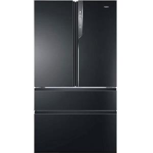 Haier HB26FSNAAA - Frigorifero Cube 4 Porte, Finitura Iconic Black, Libera installazione, ABT luce UV antibatterica, Nero - Iconic Black
