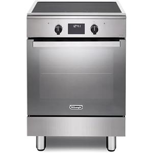De'Longhi Cucina con forno elettrico, 60x60 cm, Inox, 4 fuochi
