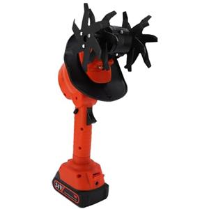 Phefop Coltivatore a Batteria, Motozappa da Giardino Alimentato a Batteria con Agli Ioni di Litio da 1500 MAh, Impugnatura Ergonomica per la Coltivazione del (Spina UE da 100 a 240 V)