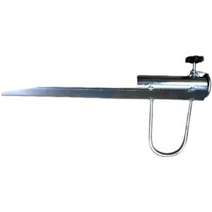 GLG DISTRIBUZIONE SRL Life is Picchetto in Acciaio 45 cm per ombrellone da Spiaggia palo Massimo 38mm e Pietre Sabbia Mare con Punta Ombrelloni Regolabile