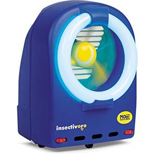 Moel Mo-El Moel Italia Blu 361B - Trappola per Insetti, 1 x 32 W, 50 Hz, Argento, 25 x 25 x 29 cm