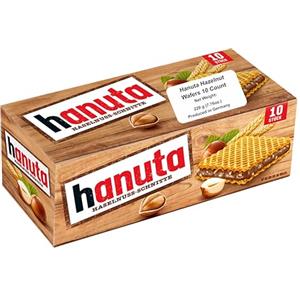 Hanuta - Pack of 10 Wafers (220 gram) by Ferrero