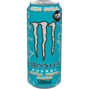 MONSTER ULTRA FIESTA AL MANGO ENERGY DRINK 500ml REGNO UNITO UK