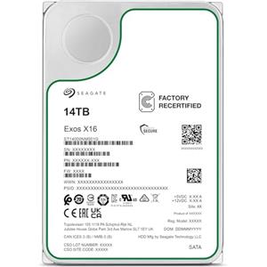 Seagate Exos X16 14TB server disco rigido interno ST14000NM001G 3.5 HDD SATA 6Gb/s 7200RPM 256MB Cache