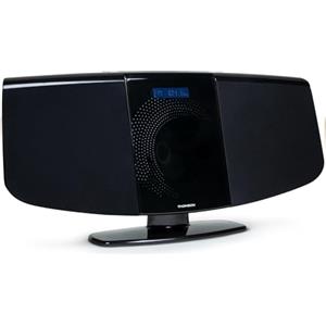THOMSON MIC401BT - Chaîne verticale Bluetooth, Radio, CD, MP3 et USB - Noire
