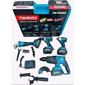 Generic Kit 4 in 1 Avvitatore Avvitatore a Impulsi Smerigliatrice Tassellatore 68V makota