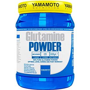 Generico Yàmamoto GlutaminePowder 600 grammi - glutammina gusto naturale - Aumento prestazioni fisiche - Senza Glutine, Senza Lattosio