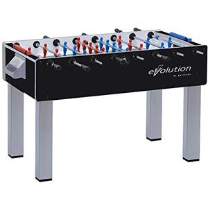 Garlando Calcio Balilla F-200 Evolution Con Aste Rientranti Nero/Argento