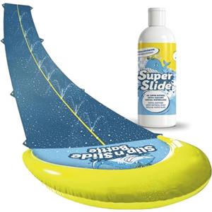 Original Cup®| Slip'n Slide Gigante | 1 Tappeto Scivolo a Doppia Pista 10 Metri + 1 Litro di Sapone 100% Naturale | Qualità Premium | Giochi d'Acqua Scivolo 100% Divertimento