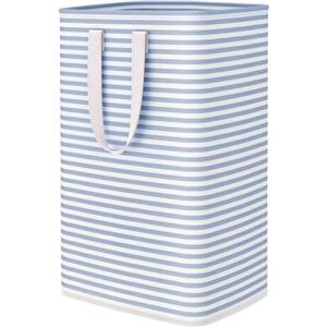 Lifewit Cesto Portabiancheria, Cesta Portabiancheria Pieghevole, Portabiancheria Sporca con Manici Allungati, Laundry Basket per Camera da Letto, Bagno e Lavanderia75L, Blu