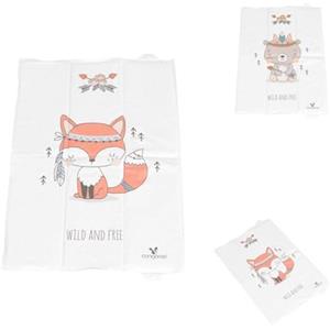 Cangaroo Canguro fasciatoio pieghevole 40 x 60 cm, lavabile e impermeabile per il viaggio, colori:whitely