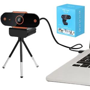Generic Webcam 1080p HD Usb Minii Webcam | Webcam per computer portatile | Webcam streaming con copertura per la privacy | Webcam per conferenze e videochiamate | Webcam regolabile per desktop