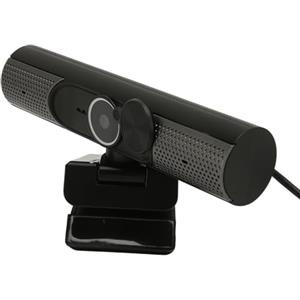 Tonysa Webcam USB, Fotocamera per Computer 2K 30fps Messa a Fuoco Automatica con Altoparlante, Driver Non Richiesto Web Cam per Chat Video Portatile Desktop