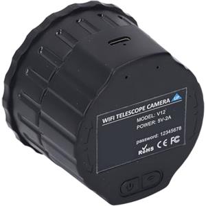 Depisuta Oculare Elettronico WiFi, Fotocamera Telescopio WiFi da 4 Megapixel Supporta Registrazione Video 2K Foto da 24 MP per Ambiti da 25 a 50 Mm Fotocamera Oculare Elettronica