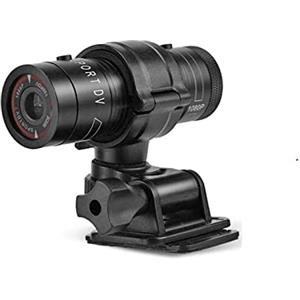 HPHPH Action Cam, Telecamera Sportiva for Bicicletta Mountain Bike Moto Azione Mini videocamera DV F9 Videocamera Full 1080p HD Videoregistratore for Auto,All'aperto, Sport, Video(Only Camera)