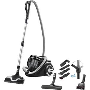 Rowenta RO7689 Silence Force Cyclonic, Aspirapolvere a Traino Senza Sacco, 550 W, 2.5 Litri, Silenziosa, Adatta a tutte le Superfici
