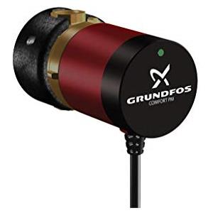 Grundfos Comfort - Pompa di Ricircolo Acqua Calda UP15-14B-PM Elettronica a Basso Consumo, Attacco 1/2''