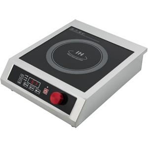 ROGONPDK Fornello elettrico da 3500 W, piano cottura a induzione commerciale, fornello elettrico a induzione, piastra a induzione con indicatore LED 220-240 V, piano cottura professionale a induzione