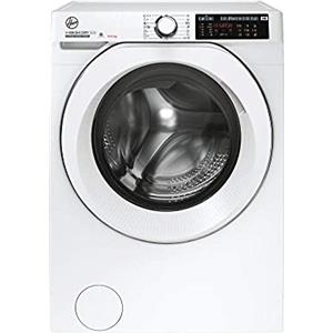 Hoover, H-WASH&DRY 500 HD 495AMC/1-S Lavasciuga Slim 9 + 5 kg, Classe A/D, 1400 RPM, Motore Inverter, 18 Programmi, WiFi, AxLxP 85x60x47 cm
