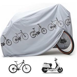 Henjunu Telo Moto per Esterno Impermeabile,Telo coprimoto impermeabile,Copri moto da esterno,Telo Coprimoto da Esterno,Telo copri scooter,Per Moto Motorino Motocicletta Scooter Bici (200 cm x 100 cm)