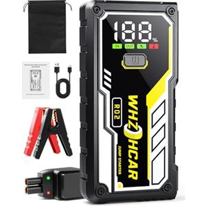 WHZOHCAR Avviatore Batteria Auto 8000A & Power Bank