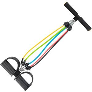 Generico Fascia di resistenza per estrattore per pedale - Corda elastica per sit-up a 5 tubi migliorata, attrezzo ginnico per pedale | Strumento fitness versatile per rifinire la pancia, allenamento per la for