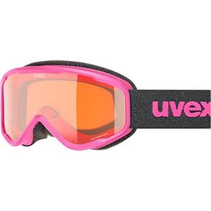 Uvex speedy nova - maschera da sci per bambini - categoria di filtro 2 - privo di appannamenti - pink sl/lasergold - one size