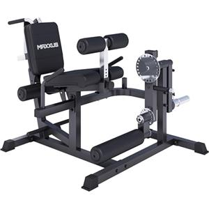 MAXXUS® Panca Multifunzione Regolabile, Leg Curl/Extension, Dischi 30/50 mm
