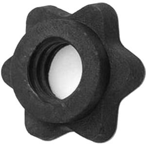 Vasiumic 4 clip per bilanciere per sollevamento pesi da 2,5 cm - dadi di bloccaggio per manubri, morsetti di sicurezza in plastica, neri