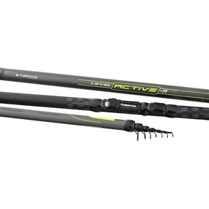 Tubertini 02199xx Level Active-R - Canna da pesca bolognese sottile e resistente per acqua dolce e mare con anelli SiC (6,00 m)