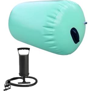 SZLIFE Attrezzatura da Ginnastica Air Roller Multiuso con Pompa, Leggera, per Ginnastica, con barile d'Aria e Tappetino per Handspring per Allenamento in, 60x80 Cm