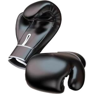 Generico Guantoni da Boxe 10 oz - Guanti da Allenamento Adulto | Guantoni Sacco Pugilato | Pelle PU Durevole, Cuciture Rinforzate, Chiusura Stabile al Polso, Design Unisex, Ideali per Sparring e Combattimento