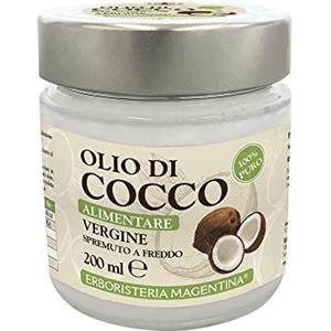 Erboristeria Magentina Olio Vegetale Cocco Alimentare Vergine 200 ml