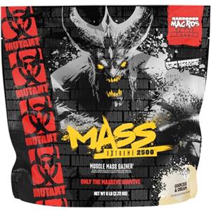 Mutant Mass Extreme 2500, Cookies & Cream - 2720g