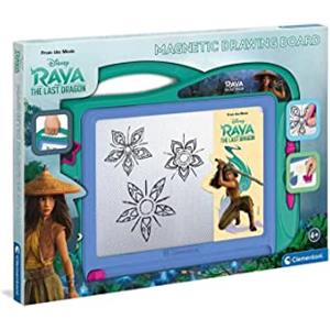Clementoni - 18615 - Disney Raya e L'Ultimo Drago - Lavagna Magnetica - Lavagna cancellabile, tavola da Disegno, lavagnetta per Scrivere e disegnare, Bambini 4 Anni+