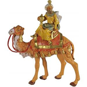 Fontanini RE MAGIO Gasparre A Cammello 19CM in Resina STATUINA PRESEPE