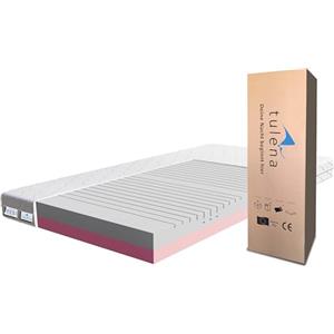 TULENA NOX - Materasso 160 x 190 cm, in schiuma resistente, H4 + H5 Basic, 14 cm, con materasso reversibile, rivestimento antibatterico con chiusura lampo