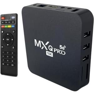 Generico TV Smart Box Android 10.0 Mxq pro 8K WiFi 5G Media Player Quad Core 4GB Ram 32 gb Rom con Telecomando