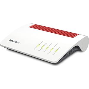 FRITZ!Box 7590 AX Exclusive Edition (Wi-Fi 6 Router 2.400 Mbit/s (5 GHz) e 1.200 Mbit/s (2.4 GHz), con chiavetta USB SanDisk, Mesh Wi-Fi, base DECT)