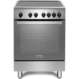 De'Longhi Cucina con forno elettrico, 4 fuochi, 60x60 cm, Inox