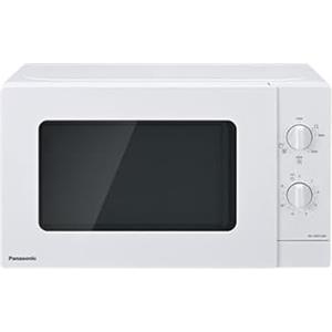 Panasonic NN-GM21QWEPG 20L - Microonde compatto con grill, 800 W, cottura combinata, 5 livelli di potenza, funzione scongelamento, manopola girevole, piatto girevole in vetro, bianco