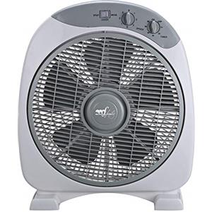 Melchioni VENTILATORE VENTILATORI DA TAVOLO BOX FAN 3 VELOCITA 30CM TIMER 5 PALE MELCHIONI