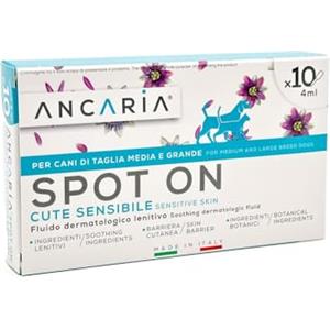 ANCARIA Spoton per cani di taglia media e grande 10 pipette x