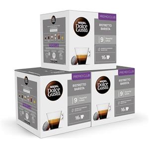 Nescafé Dolce Gusto Espresso Barista, Confezione da 3 x 16 capsule