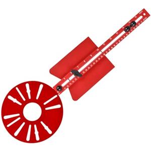 Generisch Dispositivo di taglio circolare fresa, dispositivo circolare per fresa,Guida al dispositivo hardware e router 'armadio - fresatura circolare per il taglio e grandi cerchi